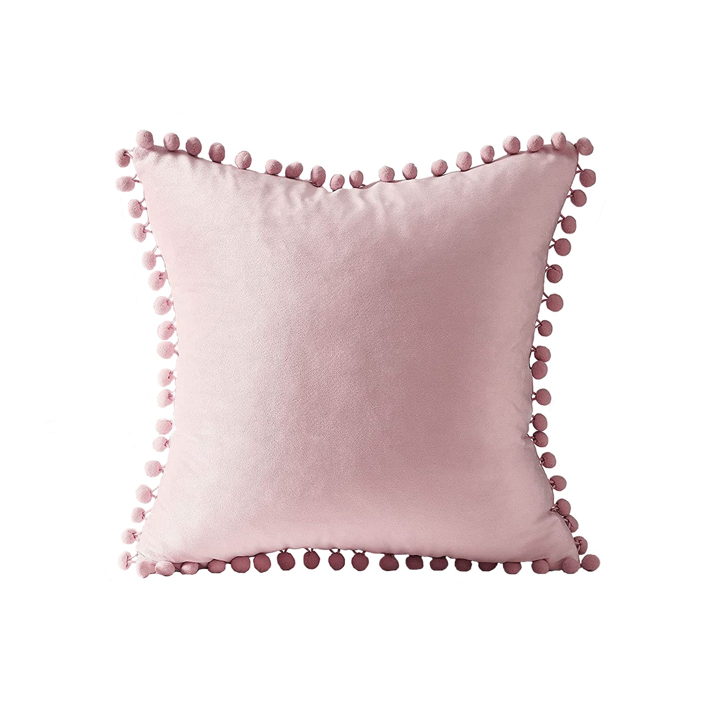 Pom-Pom Velvet Cushion Cover